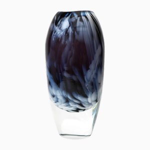 Scandinavian Glass Vase by Kjell Engman for Sea, Sweden, 1970s