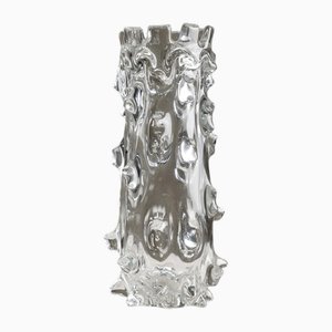 Transparente Vase aus Muranoglas von Barovier & Toso, Italien, 1930er