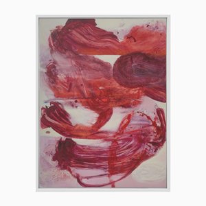 Piotr Butkiewicz, Composición abstracta, óleo sobre lienzo, 2018