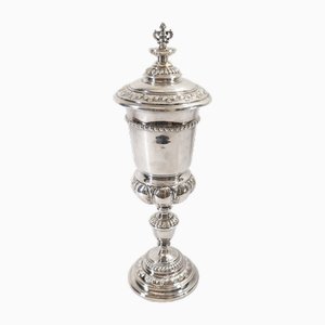Deutscher Pokal aus 800 Silber im Renaissance-Stil, 19. Jh.