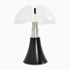 Lámpara de mesa Pipistrello en negro de Gae Aulenti para Martinelli Luce, años 90