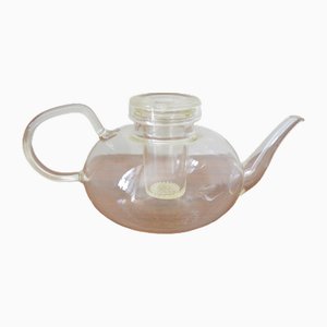 Vintage Tea Pot in Glass by Heinrich Löffelhardt for Schott, 1950s