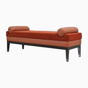 Italian Bench in Terracota Velvet Fabric from Kabinet