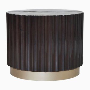 Ebony Brown Coloumn Coffee Table from Kabinet