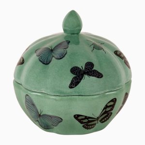 Green Box with Butterflies by Gand & C