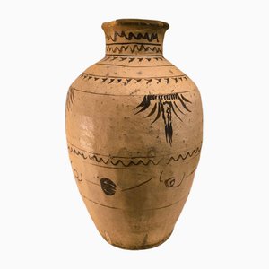 Ming Dynasty Cizhou Ceramic Vase, China, 16th Century