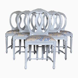 Gustavian Chairs, 1880, Set of 6