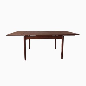 Mesa de comedor extensible Mid-Century de teca