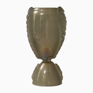 Italienische Mid-Century Tischlampe aus mundgeblasenem Muranoglas von Barovier & Toso, 1980