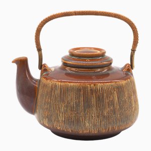 Vintage Manilla Teapot by Svend Aage Jensen for Søholm Bornholm, Denmark, 1960s