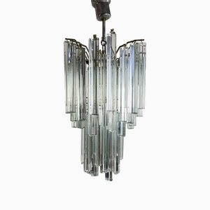 Trilobi 4-Light Chandelier in Murano Glass from Venini, 1960s