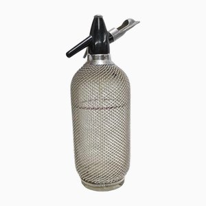 Antique Crystal Siphon with Mesh