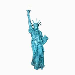 Lampada Statua della Libertà in resina, anni '80
