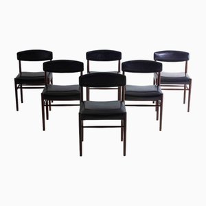 Mid-Century Dining Chairs by Oswald Vermaercke for V-Form, Belgium 1960s, Set of 6