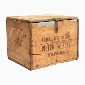 Wooden Beer Trunk Case from Pietro Whürer, 1940s