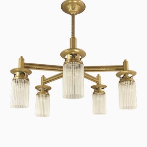 Wiener Kaffeehaus Deckenlampe, 1890er