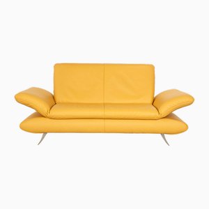 Two-Seater Sofa in Yellow from Koinor Rossini