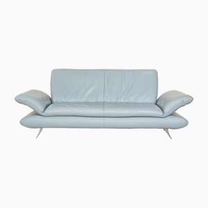 Three-Seater Sofa in Blue Leather from Koinor Rossini