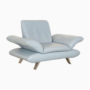 Leather Armchair in Blue from Koinor Rossini