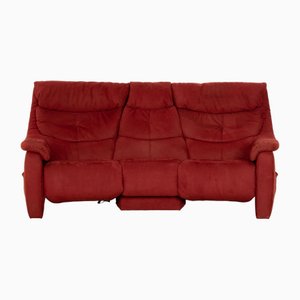 Satyr Fabric Three-Seater Sofa in Red from Mondo