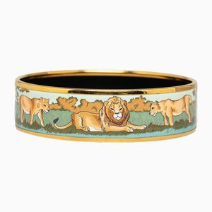 Bracelet Large en Émail Pride of Lions de Hermes