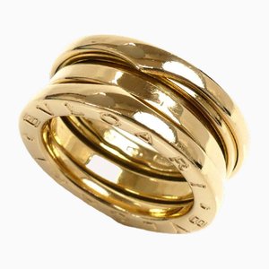 Gelbgoldener B-Zero1 Ring mit drei Bändern von Bvlgari