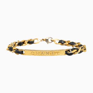 Leather Woven Chain Bracelet from Chanel