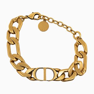 Logo Charm Costume Bracelet by Christian Dior