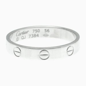 Love Mini Love Ring with White Gold from Cartier