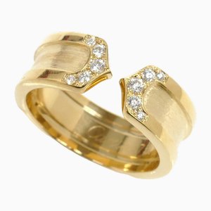 Anello C2 in oro giallo con diamante di Cartier
