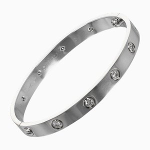 White Gold Love Bracelet with Diamonds from Cartier