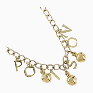 Vergoldete Halskette von Christian Dior