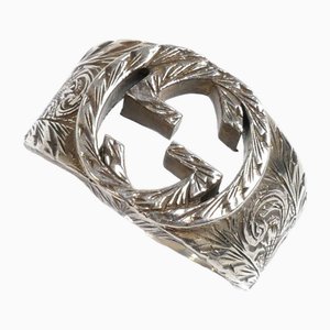 Ineinandergreifender G-Ring aus 925er Silber von Gucci