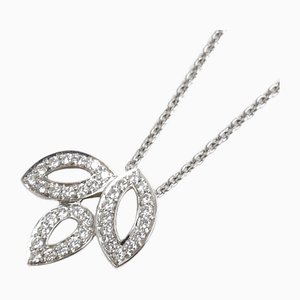 Platin Lily Cluster Diamant Halskette von Harry Winston