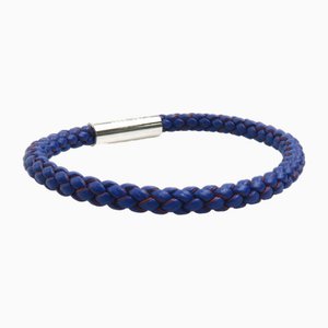 Bracelet Unisexe en Cuir Bleu de Hermes