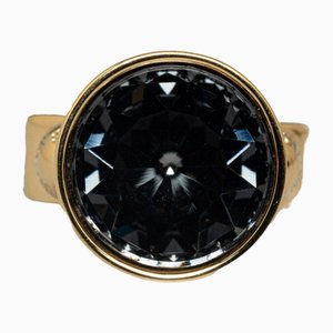 Grau vergoldeter Kristall Ring von Louis Vuitton