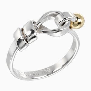 Anello Love Knot in argento e oro giallo 18k di Tiffany & Co.