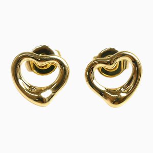 Boucles d'Oreilles Cœur en Or Jaune de Tiffany & Co., Set de 2