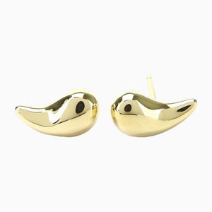 Tropfenförmige Ohrringe aus 18 Karat Gelbgold von Tiffany & Co.