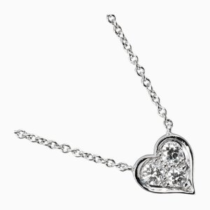 Sentimental Heart Necklace in Platinum & Diamond from Tiffany & Co.