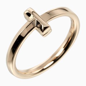 T-One Ring in Pink Gold from Tiffany & Co.