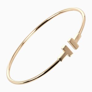 T-Wire Narrow Bracelet SM Model in Pink Gold from Tiffany & Co.