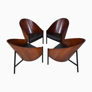 Set of Italian Armchairs from Philippe Starck, 1980s