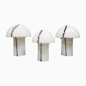 Lámpara de mesa Mushroom vintage de Peill & Putzler, años 70