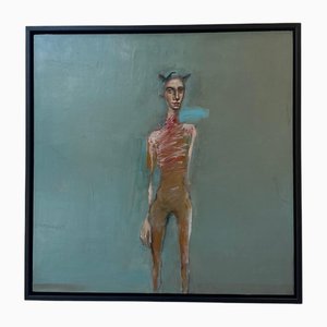 Michele Mikesell, Osiris, óleo sobre lienzo, 2022