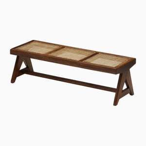 Teak Bench Pj-Si-33b attributed to Pierre Jeanneret, India, 1957