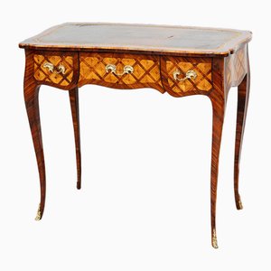 Antique French Napoleon III Desk with Gilded Bronze Elements
