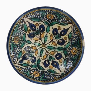 Piatto decorativo in ceramica marocchina