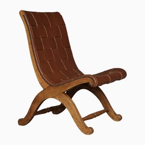 Vintage Slipper Chair by Pierre Lottier, 1970s