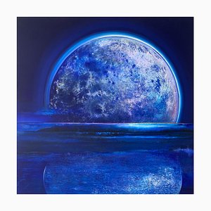 Barbara Hubert, Full Moon, 2020, Acrylic on Canvas